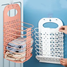 Storage Baskets Laundry Hamper SpaceSaving Folding Storage Clothing Basket Housewarming Gift Durable Useful Wear Resistance Fold Laundry Basket 230712