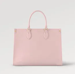 Moda Tote Bag Bolsa feminina ao ar livre estilo verão impressão em relevo logotipo design MM GM bolsa de compras de grande capacidade