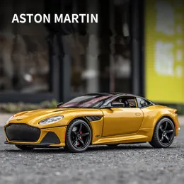 Diecast Model 1 24 Aston Martin DBS Superlegera alloy sports die-casting and toy metal model simulation series children's toy gifts 230711
