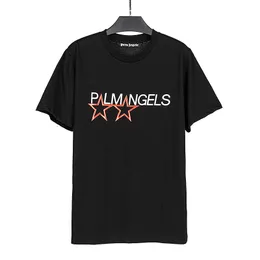 Palm Angel Pa Palm Tops 여름 느슨한 티 패션 캐주얼 셔츠 고급 럭셔리 의류 거리 귀여운 셔츠 남자 여자 고품질 유니esx 커플 T 셔츠 dx064
