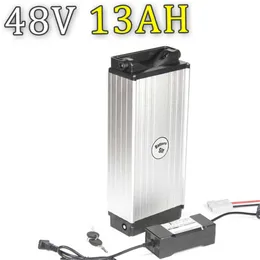 High quality samsung ebike 48v 750w rear rack battery pack 48v 13ah lithium ion bafang battery with charger