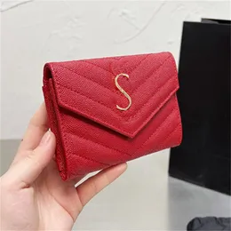 2023 고품질 플랩 럭셔리 남성 여성 지갑 디자이너 Ysllybag Purse 카드 소지자 지갑 디자이너 여성 핸드백 남성 지갑 지갑