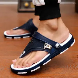 Flip Men Flops Sandals Summer Beach Man Shoes Flat Non Slip Fashion Designer Slippers Rubber Casual Shoe Zapatos Para Pers 371 77879 pers