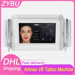 Artmex V8 PMU MTS System Beauty Skin Care Tattoo Machine Dermapen Microneedling Dr Derma Pen Pigmentation Eyebrow Lip Liner Kits Beauty Microneedle Roller