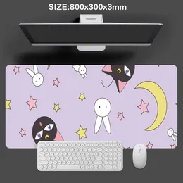 Anime Girl Übergroßes Mauspad, Gaming-Pad, großes Gummi-Büro-Notebook-Computer-Pad, weiche Matte für Studenten-Schreibblock