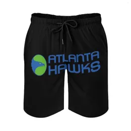 Herren-Shorts Hawks-Atlanta Quick Dry Summer Mens Beach Board Briefs For Man Gym Pants Logo City