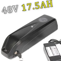 48V 750W 1000W eBike batería Sanyo GA 18650 celdas Bicicleta eléctrica 48V 17.5Ah batería de iones de litio