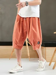 Men's Pants Plus Size Summer Harem Men Short Joggers Chinese Style CalfLength Casual Baggy Male s Trousers 8XL 230711