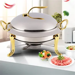 Soup Stock Pots Small pot restaurant Pot el commercial household shabu fry Thickened stainless steel alcohol dry gold 230711