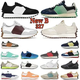 Tasarımcı Sıradan Ayakkabı 327 Yeni N327 Kadın Erkek Tasarımcı Sneakers Beyaz Siyah Paisley Paketi Çiftçiler Pazarı Buğday Canlı Turuncu Kale Kaya Alev Spor Eğitmenleri