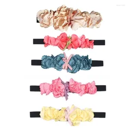 Belts L93F Sexy Waist Belt For Jeans Dresse Club Bar Chain Idol Costume Oversize Layered Flower Body Jewelry