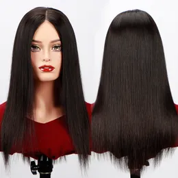 Glueless Lace Front Wig 13x4 HD Lace Frontal Wigs Brésilien vague droite Perruques de cheveux humains pour les femmes 150%