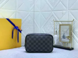 M43383 Bolsas de aseo cosméticas Hombres Mujeres Diseñador de moda Bolso de mano TOTES Bolso Cartera de alta calidad TOP 5A Monedero Bolsa Rápida