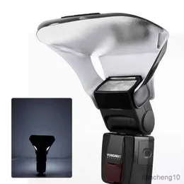 Dyfuzory błyskowe uniwersalne 3 kolorowe światło błyskowe Speedlite dyfuzor Softbox reflektor dla GODOX Canon Nikon Olympus Yongnuo dyfuzor z lampą błyskową R230712