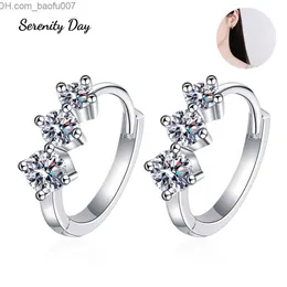 Bedel Serenity Day S925 Sterling Zilver Mosonite Dames Oorbellen Licht Luxe Niche Studs D-Kleur VVS1 Diamant Prachtige Sieraden Cadeau Z230712