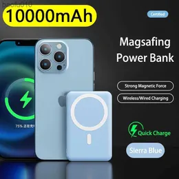 10000 mAh magnetisches kabelloses Schnellladen für iPhone 14 13 12 13Pro 12Pro Max, Induktionsladung, tragbare Handy-Powerbank L230712