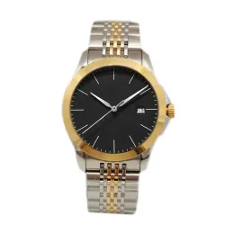 Jakość miłośników zegarków na rękę pary styl męski 40mm damski zegarek 28mm szafirowe szkło lustro mechanizm kwarcowy zegarek na rękę216N