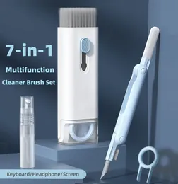 MOPS 7in1 لوحة مفاتيح كمبيوتر KINER CLEANER KIT PRISLE CLEANING CLEANING PEN لأدوات الهواتف الهاتفية AIRPODS CEYCAP SET 230711