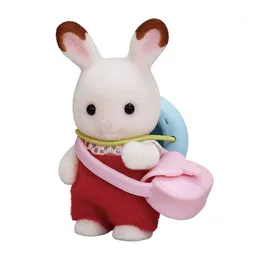 Инструменты мастерская Sylvanian Families Chocolate Rabbit Baby Animal Toys Dolls Girl Gift в коробке 5405 230712