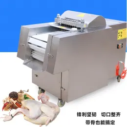 LINBOSS Commercial Automatic Frozen Beef Chicken Dicer Slicing Machine Cube Home Meat Cutting Machines