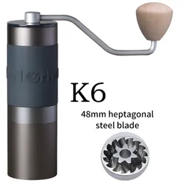 Manual Coffee Grinders Kingrinder manual aluminum portable coffee grinder high-end grinding core coffee grinder 35g 230711