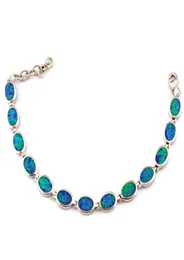 bracelet opale stock bracelet arc-en-ciel mystique bracelet opale bleue OB039A5985366