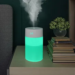 Other Home Garden Portable Air Humidifier Ultrasonic 260ML Mini Car Aromatherapy Diffuser Sprayer USB Essential Oil Atomizer LED Lamp 230711