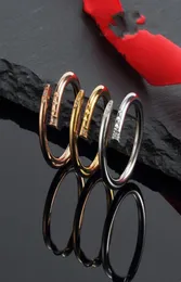 Designer de moda Love Diamond Rings Screw Van Carti Ring Party Wedding Couple Gift Men Women Luxury Cleef Jewelry With Box5969715