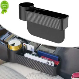 Car Seat Gap Filler Storage Box Car Interior Seat Fessura Stivaggio Organizer Drink Gadget Holder Storage Tool Accessori decorativi