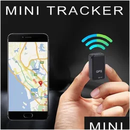Bil GPS-tillbehör Ny Smart Mini Tracker Locator Stark Realtidsmagnetisk Liten spårningsenhet Motorcykel Lastbil Barn Tonåringar Gamla Dh0Rs