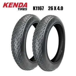 Pneus de bicicleta Kenda K1167 26x4.0 Fat Bike Clincher Tire 26x4 Pneu de bicicleta Original Espessamento Mountain Bike Acessório HKD230712