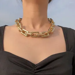 Ketten Legierung CCB Kurze Halskette Punk Choker Kette Hohe Qualität für Damen