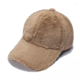 Ball Caps Unisex Faux Fur Baseball Hat для женщин, мужские мужчина gorras hombre cacquette хип -хоп Homme pareau femme czapka z daszkiem