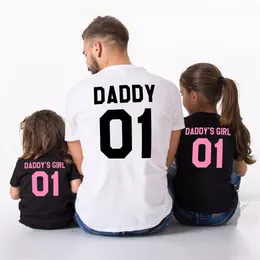 Passende Familien-Outfits, Mode, passende Familien-Kleidung, Vater-Tochter-T-Shirts, Familien-Look, DADDY und DADDY'S GIRL 01, Daddy und ich, passende Outfits 230711