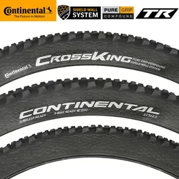 Bike Tires Continental Mountain Bike Tire 29/27.5*2.3 Inch CrossKing Tubeless Anti Puncture Off-road Downhill Flodable Tyre For E-Bike MTB HKD230712