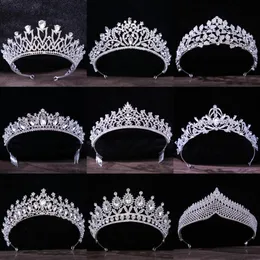 Пуллеры Sier Color Crystal Crowns и Tiaras Baroque Vintage Crown Tiara для женщин. Берег.