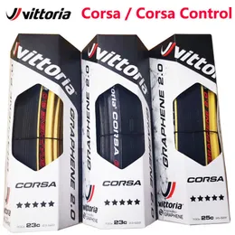 Pneumatici per bici Vittoria 320TPI Corsa/Corsa Control Pneumatici per biciclette da strada 700C Grafene 2.0 700x23C/25C/28C Cycing Bike Bicicleta Tire Copertoncino HKD230712