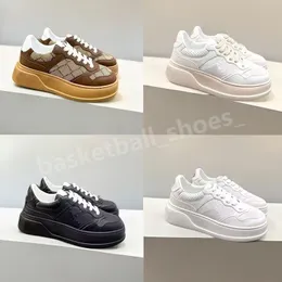 Luksusowy projektant Screener tłoczone buty sportowe prawdziwa skóra Sneaker platforma niskie trampki gumowa podeszwa codzienny rozmiar buta 35-45