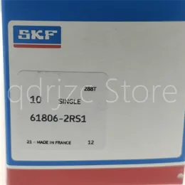 (10 ST) SKF spårkullager 61806-2RS1 = 61806-2RSR-HLN 6806LLU 6806LU 6806DDU 6806DU 30mm X 42mm X 7mm