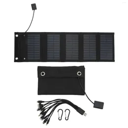 Koła terenowe Panel słoneczny Składany pakiet Przeciwutlenianie z kablem USB do kamer monitorujących Laptopy