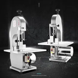 Máquina de serra de osso de aço inoxidável elétrica comercial de alta qualidade LINBOSS para cortar osso de peixe porco trotters costelas cortador de osso