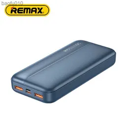 Remax RPP-213 Multi-Protection PD20W QC22,5W Dual-Terminal FastCharge 22,5W QuickCharge 20000 Mah Power Bank L230712