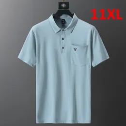 Magliette da uomo Taglie forti Polo da uomo 10XL 11XL Camicie estive Moda casual Top Uomo Big 230711