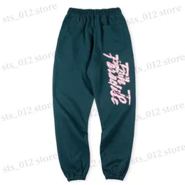 Męskie spodnie moda uliczna Hellstar dios spodnie dresowe wysokiej jakości zielone luźne, oversize Streetwear mężczyźni kobiety1 1 spodnie T230712