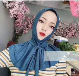 Ethnic Clothing Muslim One Piece Amira Lacing Headscarf Shawl Cap Arab Women Instant Hijab Wrap Headwear Islamic Full Cover Convenience