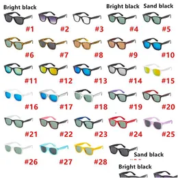 Okulary przeciwsłoneczne wysokiej jakości Vintage Square Esigner męskie damskie okulary przeciwsłoneczne w stylu Retro Outdoor Driving 29 Drop Delivery akcesoria mody Dhxgx