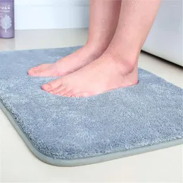 Carpets Rectangular Household Solid Color Living Room Decorative Floor Mat Kitchen Bathroom Absorbent Anti-slip Foot Pad Porch Small Rug