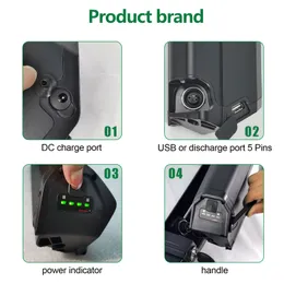 48V DORADO Battery Pack 17.5ah Reention dorado 48v batteries High-capacity 48 Volt 21AH lithium batteria