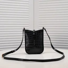 Enkelaxel crossbody-väska le 5a7 designerläder justerbar avtagbar axelrem pendlingshandväska lätt lyx och high end-känsla