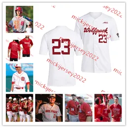 Payton Green NC State Wolfpack Baseball Jersey Custom Sched Mens Youth Jacob Cozart Will Marcy Lujames Groover III Matt Willadsen Logan Whitaker NC State Jerseys